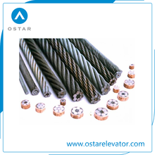 Corda de fio de aço do regulador / tração da alta qualidade para o elevador do passageiro (OS26)